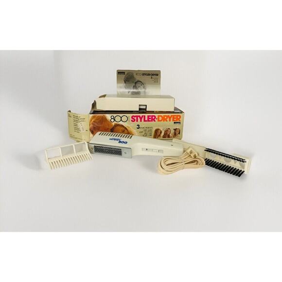 New In Box 1970s Hair Dryer 800 Watt Vintage Montgomery Ward Original Box New - Picture 1 of 11